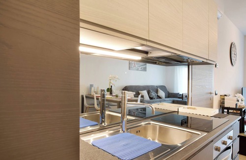 Madonna di Tirano Apartamento | Apartamento 'Lucia - Tirano' con terraza privada, Wi-Fi y aire acondicionado
