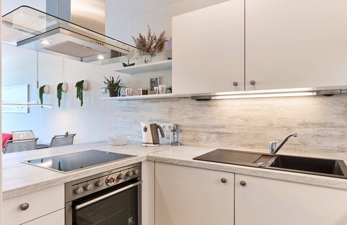 Dahme Apartamento | Apartamento 'Lütt Stuuv Strandhotel, Whg 38' con balcón