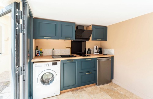 Apt Apartamento | Apartamento 'Maison Marvic, Le Laurier T2' con vistas a la montaña, Wi-Fi y aire acondicionado