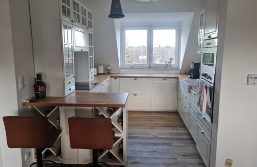 Zweckel Apartamento | Apartamento 'Maisonette-wohnung In Gladbeck' con piscina compartida, jardín compartido y Wi-Fi