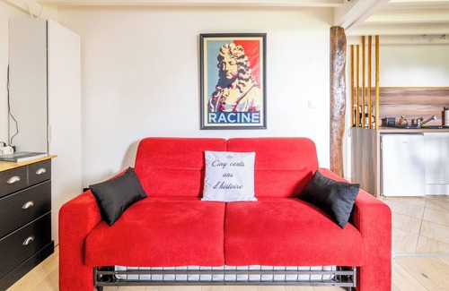 Saint-Herblain Apartamento | Apartamento 'Manoir De L' Aisnerie - Le Racine' con jardín compartido y Wi-Fi