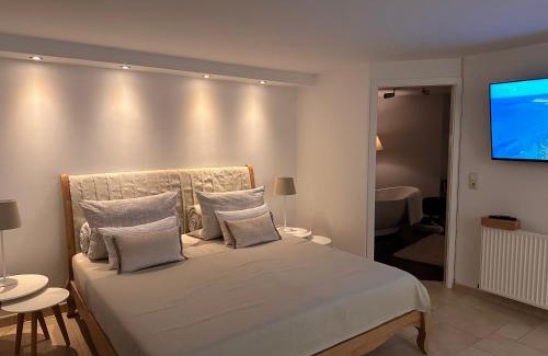 Hessisch Oldendorf Apartamento | Apartment mit Sauna und Kamin