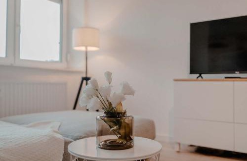 Vogelsang Apartamento | Apartment mit Küche, Arbeitsplatz und XXL Sofa