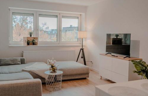 Vogelsang Apartamento | Apartment mit Küche, Arbeitsplatz und XXL Sofa