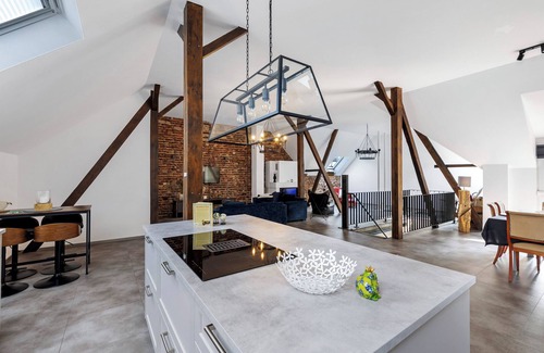 Neukirchen-Vluyn Apartamento | Apartamento 'Mitten Im Grünen Loft' con Wi-Fi