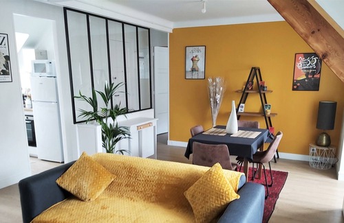 Coutances Apartamento | Apartamento-Moderno-Baño en la habitacion-Vista a la Ciudad