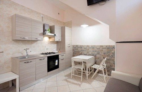 Gragnano Apartamento | Apartamento 'Monolocale Standard In Agriturismo' con vistas a la montaña, jardín compartido y Wi-Fi