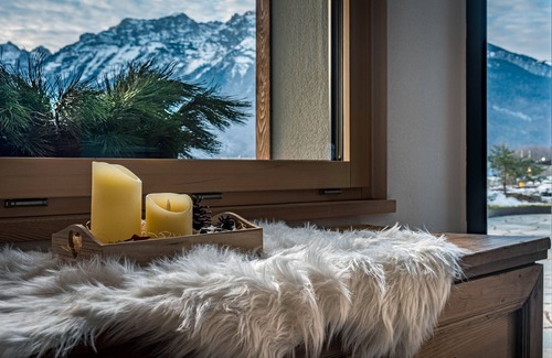 Spormaggiore Apartamento | Apartamento 'Mugo' con vistas a la montaña, Wi-Fi y aire acondicionado