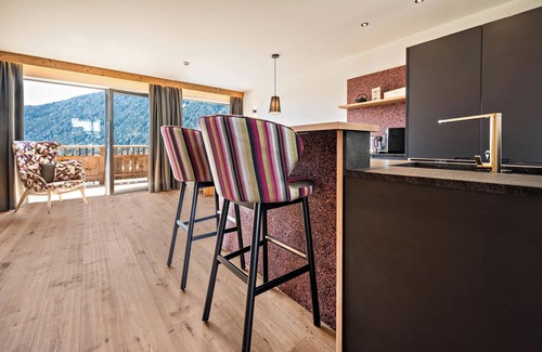 Valles Apartamento | Apartamento "Mulin Loise" junto a la estación de esquí con vistas a la montaña, sauna y jardín