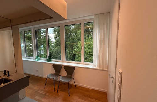 Schnetzenhausen Apartamento | Apartamento 'Müller' con vistas al lago, wifi y aire acondicionado