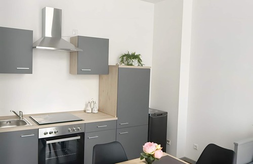 Aue Apartamento | Apartamento 'Murihaus' con Terraza Privada y Wi-Fi