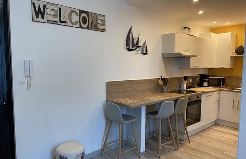 Wimereux Apartamento | Grand Hotel, un encantador apartamento en el dique