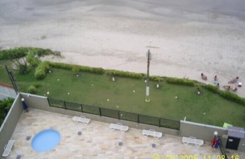 Centro Apartamento | Apartamento en la playa, caminar en la arena en Itanhaém, con piscina y vistas al mar