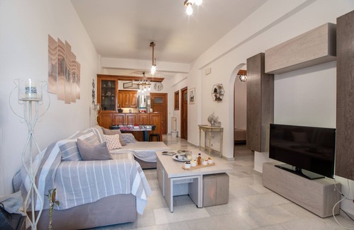 Aperathos Apartamento | Apartamento 'On the road house' con vistas a la montaña, balcón y Wi-Fi