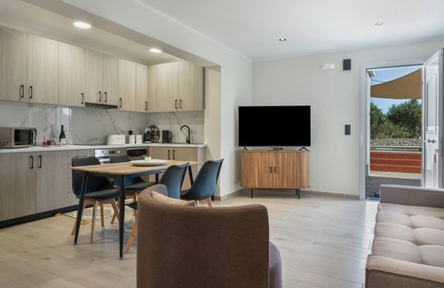 Mastichari Apartamento | Apartamento 'One con Piscina Privada' con Piscina Privada, Wi-Fi y Aire Acondicionado