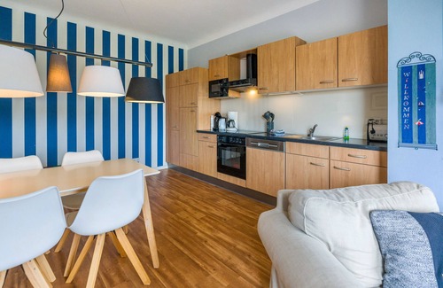 Kronsgaard Apartamento | Apartamento 'Ostseeblick Fewo 4' con terraza privada y Wi-Fi