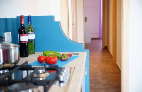 Marina di Modica Apartamento | Apartamento con vistas al mar con piscina privada