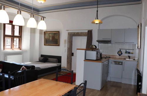 Maxen Apartamento | Apartamento-Baño Privado-Vista al Jardín-Fewo Pfarrhaus Maxen