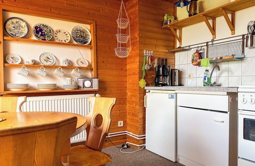 Suederhafen Apartamento | Apartamento 'Relas Ferienwohnungen - Spatzennest' con jardín compartido, balcón y Wi-Fi