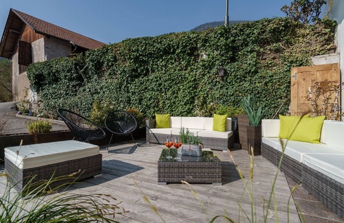 Tesimo Apartamento | Apartamento 'Residence Alpina - Comfort Nr. 2' con vistas a la montaña y Wi-Fi