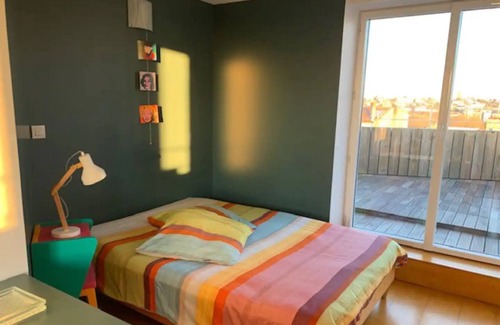Saint-Georges Apartamento | Apartment "Rooftop Terrasse 360° Hypercentre" with Wi-Fi & A/C