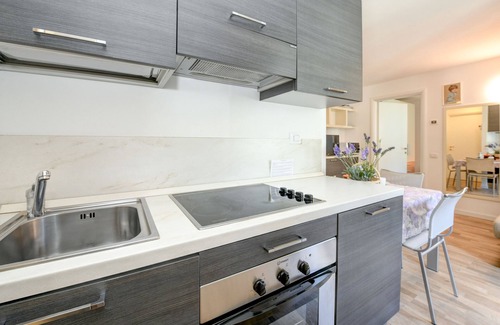 Carisolo Apartamento | Apartamento 'Rosa delle Dolomiti Bilocale2' con vistas a la montaña y Wi-Fi