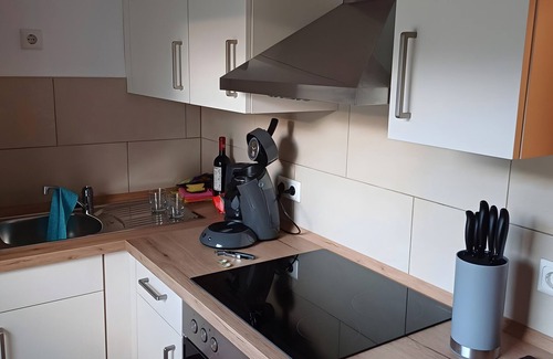 Kickenbach Apartamento | Apartamento 'Rumphorst' con terraza compartida, jardín privado y Wi-Fi