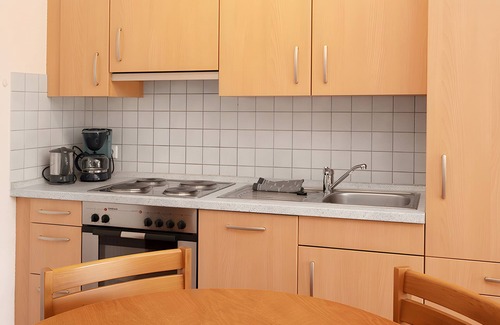 Borslingen Apartamento | Apartamento 'Schwalbennest' con terraza privada, jardín compartido y Wi-Fi