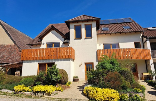 Borslingen Apartamento | Apartamento 'Schwalbennest' con terraza privada, jardín compartido y Wi-Fi