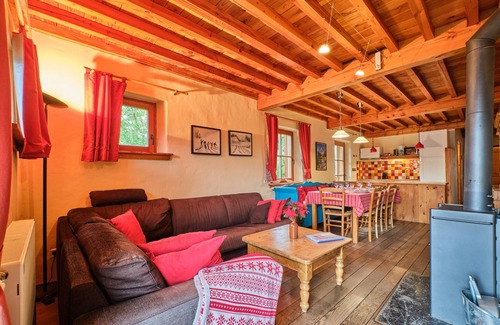 Villard-Reculas Apartamento | Apartamento 'Souveraine' con vistas a la montaña, balcón y Wi-Fi