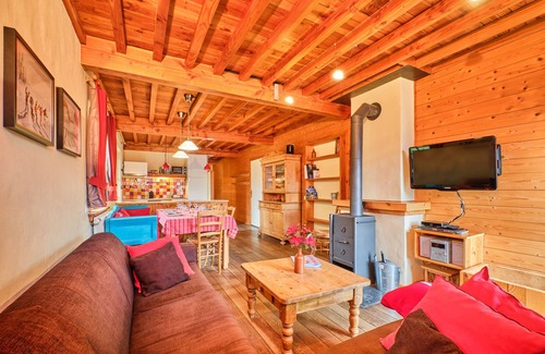 Villard-Reculas Apartamento | Apartamento 'Souveraine' con vistas a la montaña, balcón y Wi-Fi