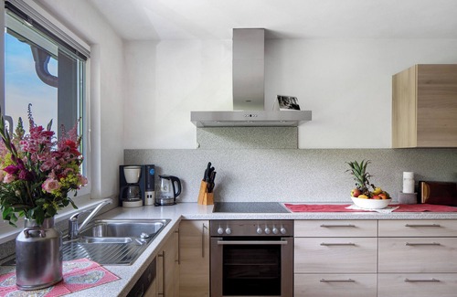 Hofsgrund Apartamento | Apartamento 'Sport Rees - Ferienwohnung Stefanie' con vistas a la montaña, terraza y Wi-Fi