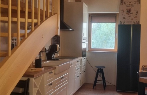 Hassfurt Apartamento | Apartamento 'Stützenmühle' con terraza privada y Wi-Fi