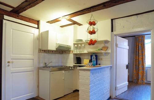 Dalwitz Apartamento | Apartamento Stork's Nest (2 pers.) - FerienGut Dalwitz Verwalterhaus