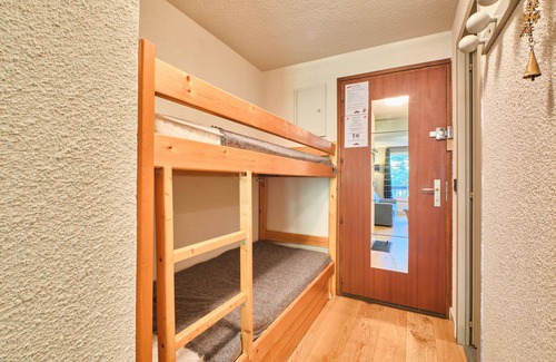 La Morte Apartamento | Apartment 'Superbe Studio Au Pied Des Pistes' with Mountain View, Shared Garden and Wi-Fi
