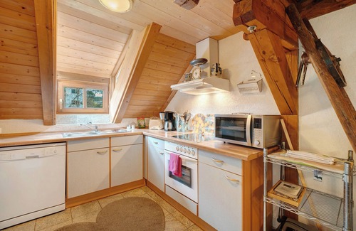 Sankt Georgen im Schwarzwald Apartamento | Apartamento 'Talblickhof Mit 100 Qm' con terraza compartida, jardín compartido y Wi-Fi