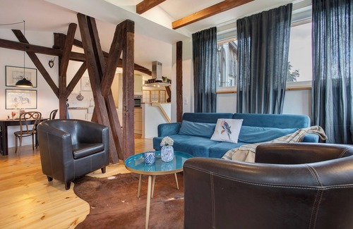 Groß Wokern Apartamento | Apartamento "Taubenkobel" con jardín privado y Wi-Fi