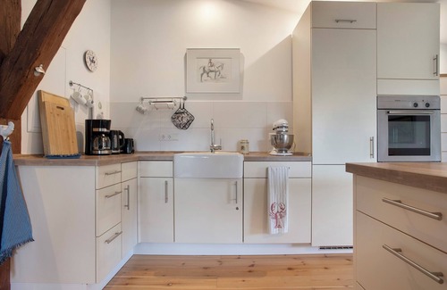Groß Wokern Apartamento | Apartamento "Taubenkobel" con jardín privado y Wi-Fi