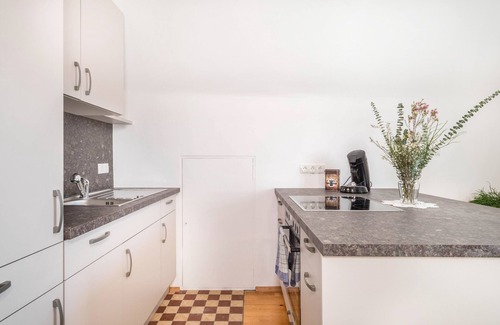 Dornbirn Apartamento | Apartamento 'Thurnher' con vistas a la montaña, jardín compartido y Wi-Fi