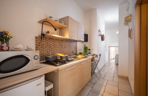 Avetrana Apartamento | Apartamento 'Torre Tonda Bilocale' con Wi-Fi y aire acondicionado