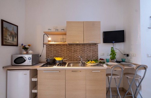 Avetrana Apartamento | Apartamento 'Torre Tonda Bilocale' con Wi-Fi y aire acondicionado