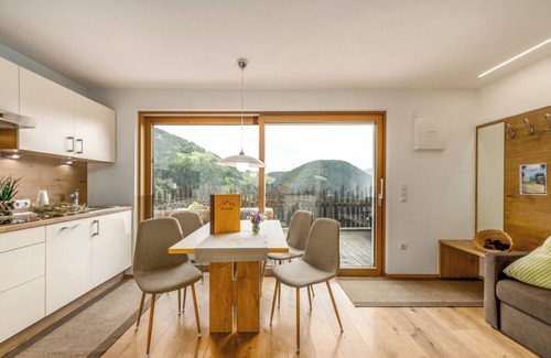 Vallarga Apartamento | Apartamento 'Tratterhof Apt Eidechsspitze' con vistas a la montaña, terraza privada y Wi-Fi