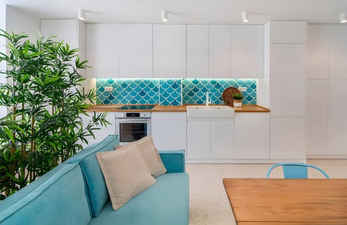 Sector B - Boliche Apartamento | Apartamento 'Turquesa Y Sal' con vistas al mar, balcón y Wi-Fi