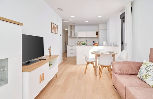 Los Llanos Apartamento | Apartamento 'Un Sueño Hecho Realidad En Torrox' con vistas al mar, Wi-Fi y aire acondicionado.