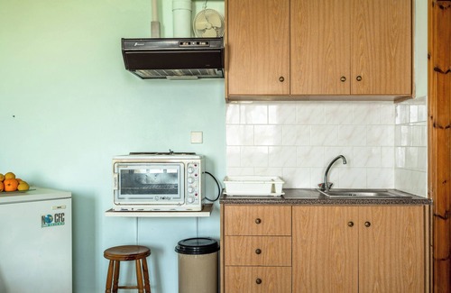 Angon Apartamento | Apartamento 'Vangelis Studio 1' con vistas al mar, terraza y Wi-Fi