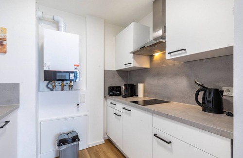Limburg an der Lahn Apartamento | Apartamento 'Werner-Senger-Haus Mitte' con terraza compartida y Wi-Fi