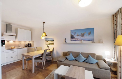 Boergerende-Rethwisch Apartamento | Apartamento 'Waterkant 180 Grad' con vistas al mar, terraza privada y Wi-Fi