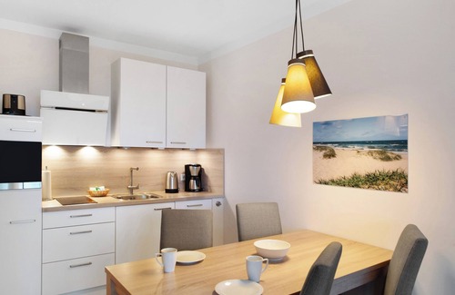 Boergerende-Rethwisch Apartamento | Apartamento 'Waterkant 180 Grad' con vistas al mar, terraza privada y Wi-Fi