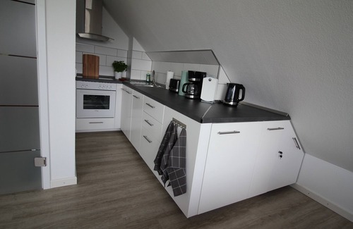 Norderhafen Apartamento | Apartamento 'Watt'n Utsicht' con vistas al mar, balcón y Wi-Fi