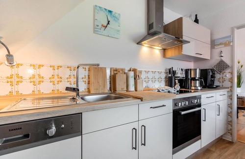 Toenning Apartamento | Apartamento 'Wattlöwe Tönning' con terraza privada, jardín privado y Wi-Fi